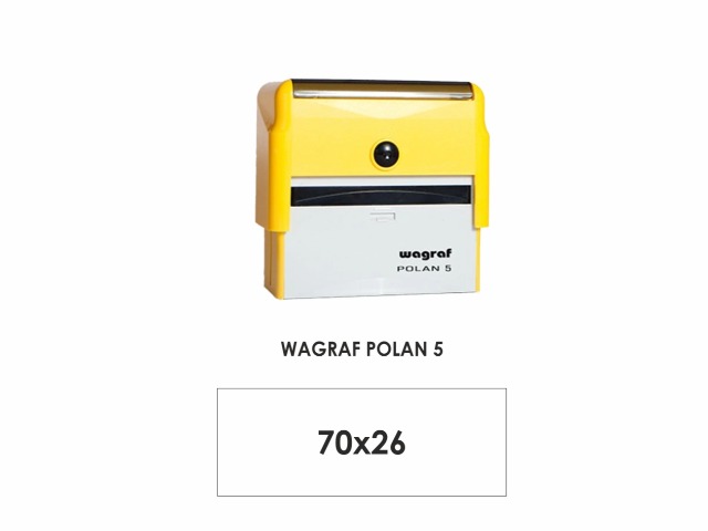 Timbro autoinchiostrante Wagraf Polan 5