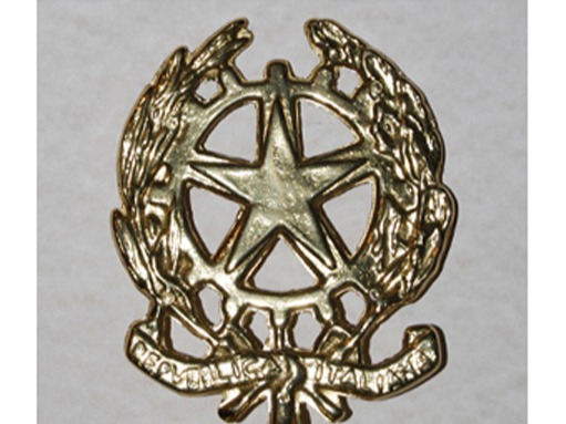 Puntale emblema repubblica 