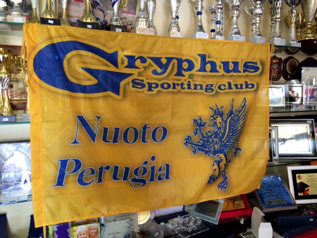 Bandiera centro sportivo personalizzata