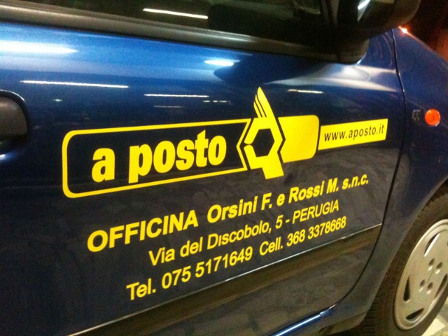 Vinile personalizzato per mezzo di trasporto