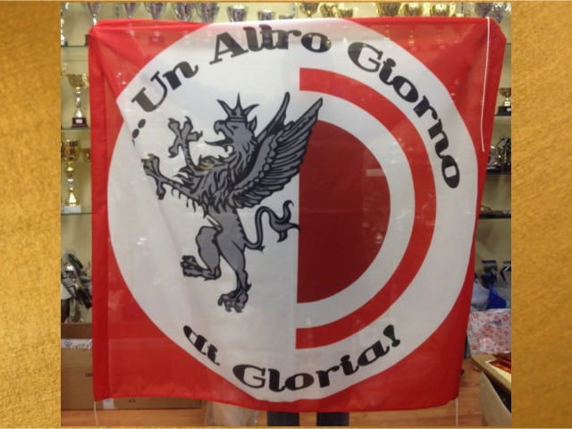 Bandiera ultras personalizzata