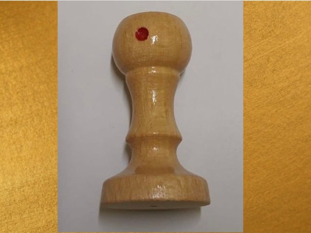 Timbro manicotto in legno
