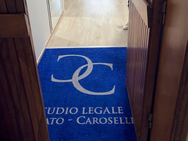 Tappeti asciuga passi personalizzati